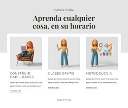 Aprende Cualquier Cosa - Maqueta De Sitio Web De Descarga Gratuita