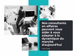 Nos Conseillers Commerciaux - Modèle HTML5 Personnalisé