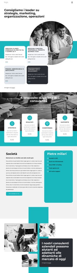 Strategie Efficaci Per Il Tuo Business Modello Di Layout CSS