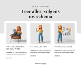 Pagina-HTML Voor Leer Alles