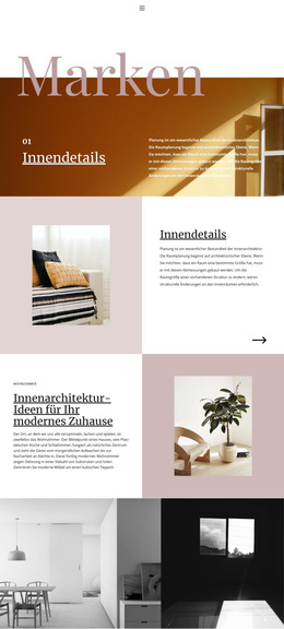 Ich Bin Innenarchitekt – Fertiges Website-Design