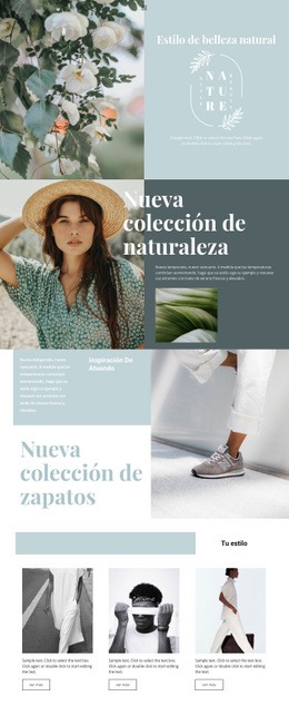 Colección Naturaleza - Diseño Web Polivalente