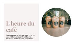 L'Heure Du Café - Meilleur Modèle CSS