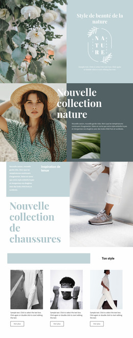 Collection Nature - Modèle Joomla Ultime