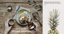We Create Elegant Solutions - Free Download HTML5 Template