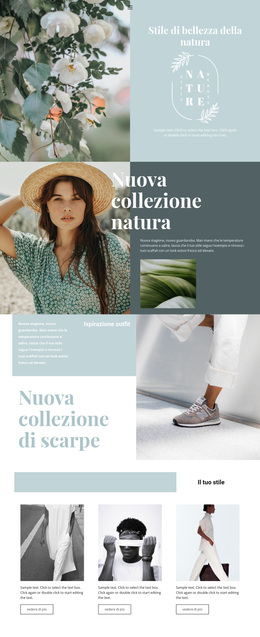 Collezione Nature - Tema WordPress Professionale Personalizzabile