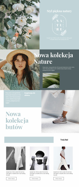 Kolekcja Nature - Szablon Witryny Joomla