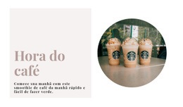 Hora Do Café - Design De Site Fácil