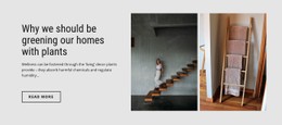 Greening Home With Plants Premium Template