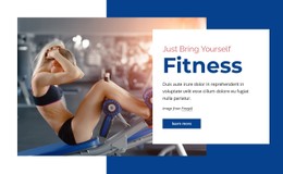 Fitness Center CSS Template