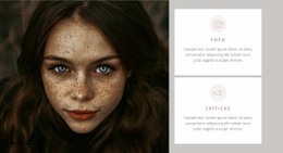 Fotografía De Retrato - HTML Web Page Builder