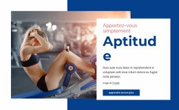 Centre Fitness - Modèle Joomla Polyvalent