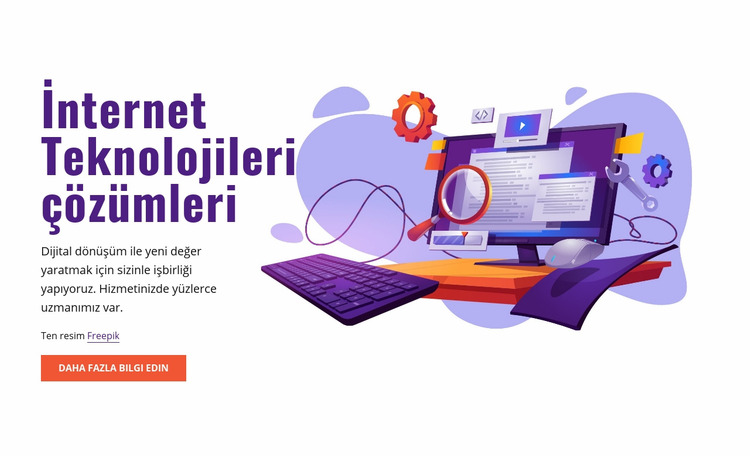 Özel uygulama geliştirme Joomla Şablonu