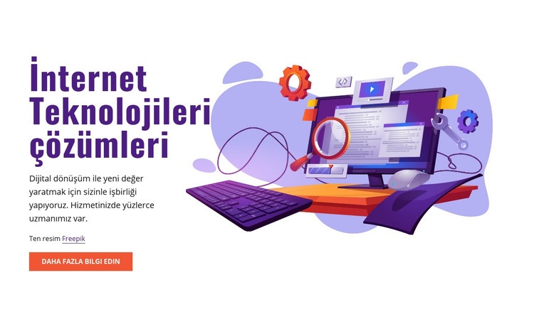 Özel uygulama geliştirme Web Sitesi Oluşturucu Şablonları