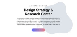 Centre De Design - Modèle De Site Web Gratuit