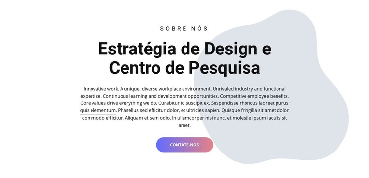 Centro de Design Design do site