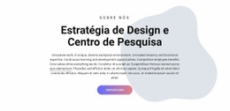 Centro De Design - Maquete Da Web