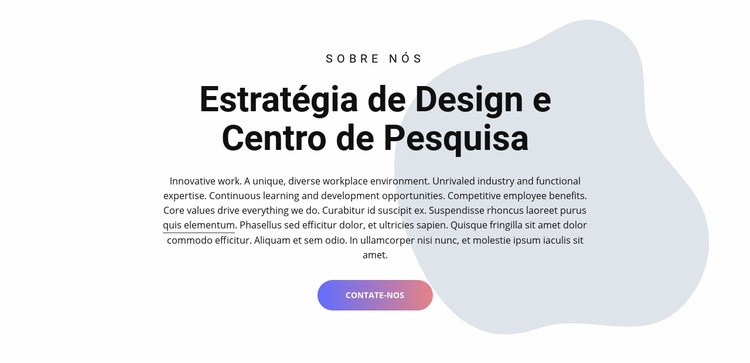 Centro de Design Modelo HTML