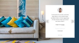 Testemunhos Sobre Estúdio De Interiores - Modelo HTML5 Responsivo