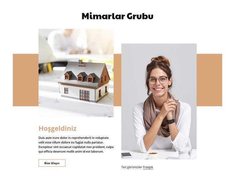 Olağanüstü mühendislik çözümleri Web Sitesi Mockup'ı