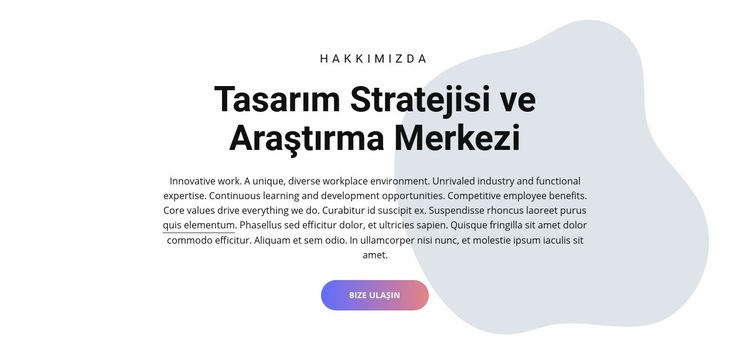 Tasarım Merkezi Web sitesi tasarımı