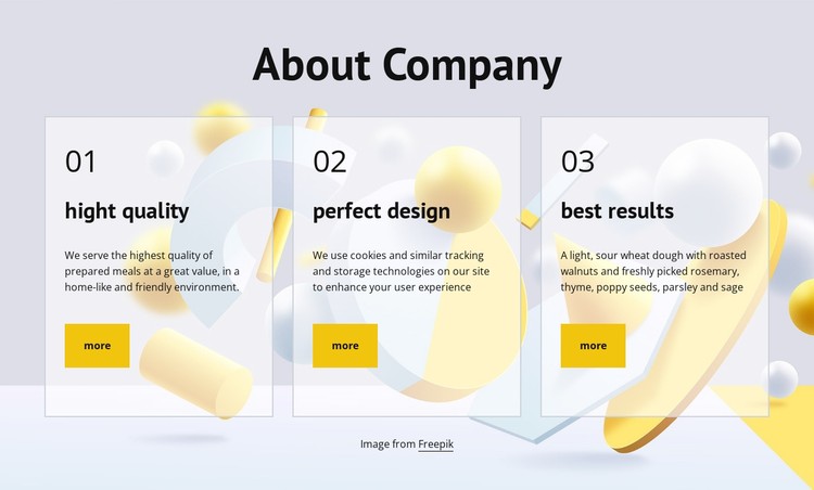 About company CSS Template