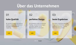 HTML-Seite Für Über Das Unternehmen