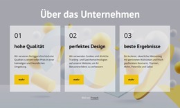 HTML-Site Für Über Das Unternehmen