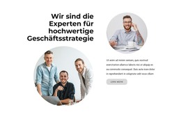 Wir Sind Experten – Vorlage Für Webentwicklung