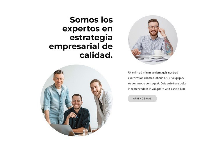 somos expertos Creador de sitios web HTML