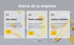 Página HTML Para Acerca De La Compañía