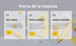 Acerca De La Compañía - Tema De Sitio Web Listo