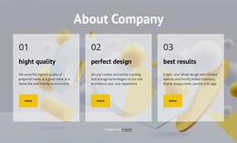 HTML Site For About Company