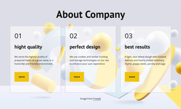 About Company Html5 Responsive Template