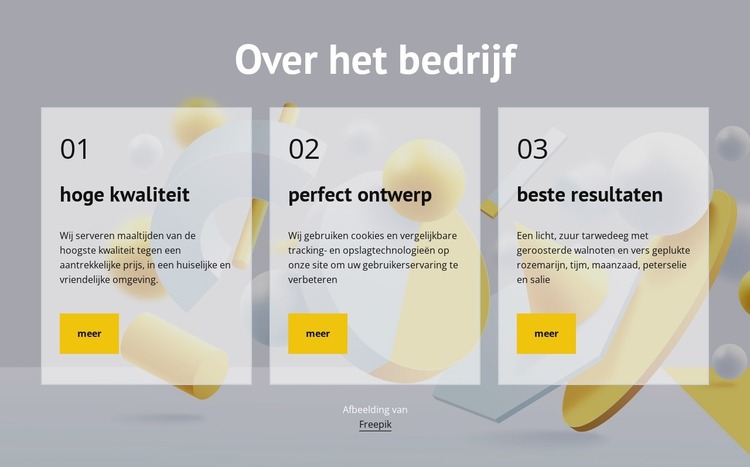 Over bedrijf Joomla-sjabloon