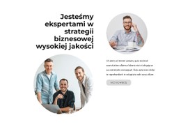 Jesteśmy Ekspertami Szablon Strony Internetowej HTML CSS