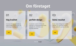 Om Företag - Färdigt Webbplatstema