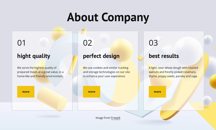 About company Website Builder Templates