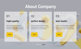 About Company - Modern Website Mockup