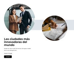 Página De Destino Exclusiva Para Ciudades Más Innovadoras