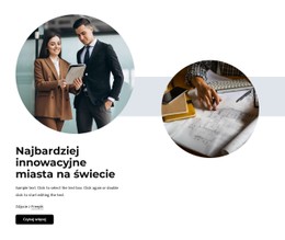 Najbardziej Innowacyjne Miasta Responsywny Szablon HTML CSS