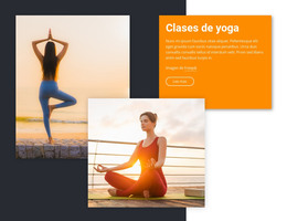 Clases De Yoga: Plantilla HTML Sencilla