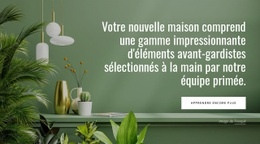 Nouvelles Fonctionnalités De La Maison - Modèle HTML5 Simple