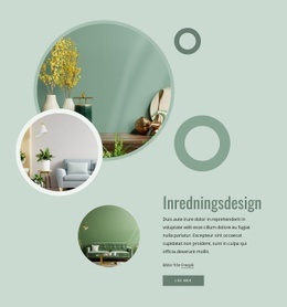 Modern Lägenhet Interiör - HTML-Sidmall