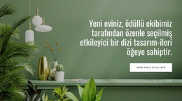 Yeni Ev Özellikleri Portföy Web Sitesi Şablonları
