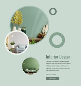 Free Website Mockup For Modern Apartment Interior