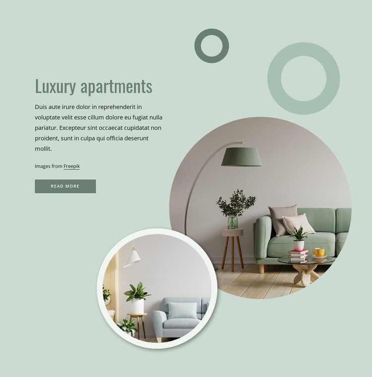 Make your stay memorable CSS Template