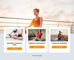 Retiro De Yoga Al Aire Libre - Plantilla De Sitio Web Gratuita