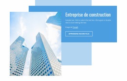 Entreprise De Construction - Conception Simple