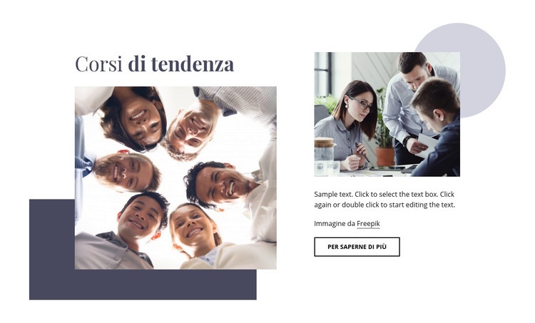 Team building virtuale Modelli di Website Builder